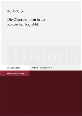 Görne |  Die Obstruktionen in der Römischen Republik | eBook | Sack Fachmedien