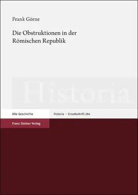 Görne |  Die Obstruktionen in der Römischen Republik | eBook | Sack Fachmedien