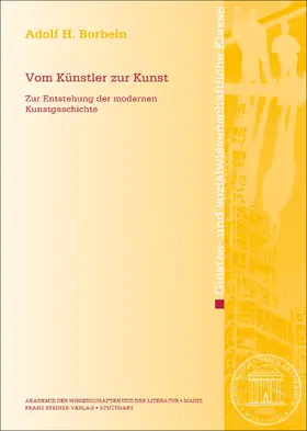 Borbein |  Vom Künstler zur Kunst | Buch |  Sack Fachmedien