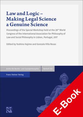 Yoshino / Villa Rosas | Law and Logic – Making Legal Science a Genuine Science | E-Book | sack.de