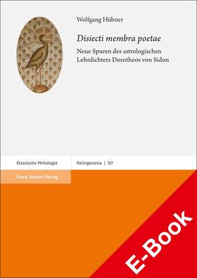 Hübner | "Disiecti membra poetae" | E-Book | sack.de