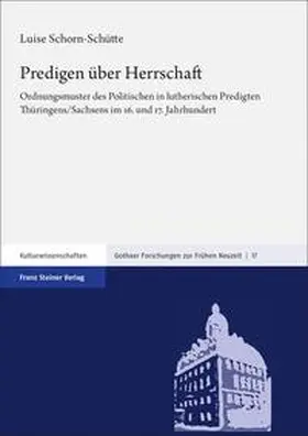 Schorn-Schütte |  Predigen über Herrschaft | Buch |  Sack Fachmedien