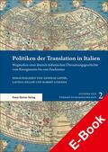 Gipper / Heller / Lukenda |  Politiken der Translation in Italien | eBook | Sack Fachmedien