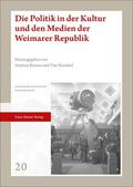 Braune / Niendorf |  Kultur und Medien in der Weimarer Republik | Buch |  Sack Fachmedien