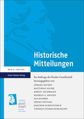 Elvert / Asche / Aschmann | Historische Mitteilungen 32 (2020-2021) | Buch | 978-3-515-13295-4 | sack.de