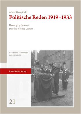 Grzesinski / Krause-Vilmar |  Politische Reden 1919-1933 | Buch |  Sack Fachmedien