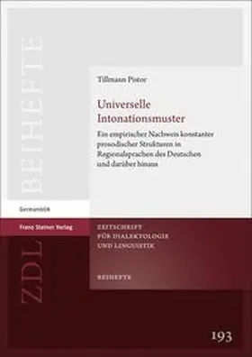 Pistor |  Universelle Intonationsmuster | Buch |  Sack Fachmedien