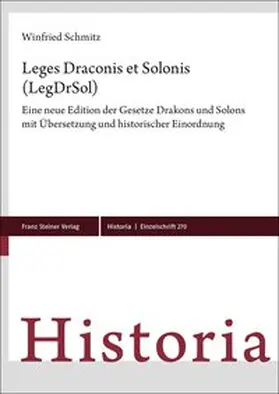 Schmitz |  Leges Draconis et Solonis (LegDrSol) | Buch |  Sack Fachmedien