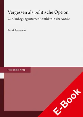 Bernstein |  Vergessen als politische Option | eBook | Sack Fachmedien