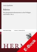 Spielhofer |  Babrios | eBook | Sack Fachmedien