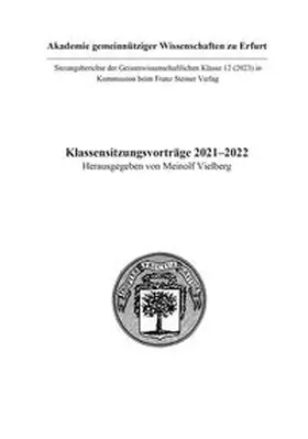 Vielberg |  Klassensitzungsvorträge 2021–2022 | Buch |  Sack Fachmedien