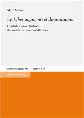 Moyon |  Le "Liber augmenti et diminutionis" | Buch |  Sack Fachmedien