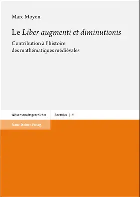 Moyon |  Le "Liber augmenti et diminutionis" | eBook | Sack Fachmedien