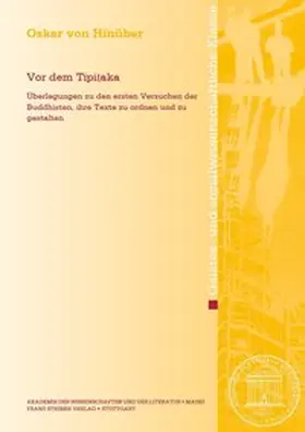 Hinüber |  Vor dem Tipitaka | eBook | Sack Fachmedien