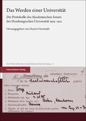 Hormuth |  Das Werden einer Universität | eBook | Sack Fachmedien