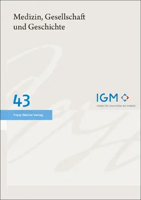 Baschin |  Medizin, Gesellschaft und Geschichte 43 (2025) | Buch |  Sack Fachmedien