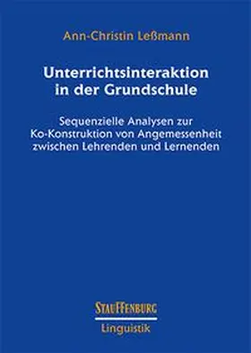 Leßmann |  Unterrichtsinteraktion in der Grundschule | Buch |  Sack Fachmedien