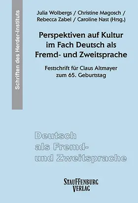 Wolbergs / Magosch / Zabel |  Perspektiven auf Kultur im Fach Deutsch als Fremd -und Zweitsprache | Buch |  Sack Fachmedien