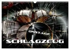 Bleicher / CALVENDO |  Schlagzeug onstage (Wandkalender 2026 DIN A3 quer), CALVENDO Monatskalender | Sonstiges |  Sack Fachmedien