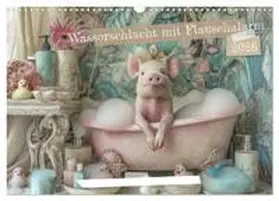 CALVENDO / Seltmann |  Wasserschlacht mit Flauschalarm (Wandkalender 2026 DIN A3 quer), CALVENDO Monatskalender | Sonstiges |  Sack Fachmedien