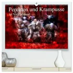 Fiedler / CALVENDO |  Perchten und Krampusse im Voralpenland (hochwertiger Premium Wandkalender 2026 DIN A2 quer), Kunstdruck in Hochglanz | Sonstiges |  Sack Fachmedien