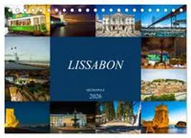 Meutzner / CALVENDO |  Metropole Lissabon (Tischkalender 2026 DIN A5 quer), CALVENDO Monatskalender | Sonstiges |  Sack Fachmedien