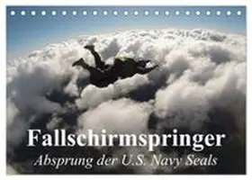 CALVENDO / Stanzer |  Fallschirmspringer. Absprung der U.S. Navy Seals (Tischkalender 2026 DIN A5 quer), CALVENDO Monatskalender | Sonstiges |  Sack Fachmedien