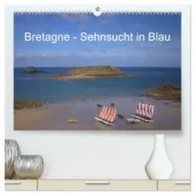 Metzke / CALVENDO |  Bretagne - Sehnsucht in Blau (hochwertiger Premium Wandkalender 2026 DIN A2 quer), Kunstdruck in Hochglanz | Sonstiges |  Sack Fachmedien
