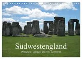 Schmidt / CALVENDO |  Südwestengland (Wandkalender 2026 DIN A4 quer), CALVENDO Monatskalender | Sonstiges |  Sack Fachmedien
