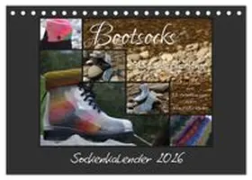 CALVENDO / und Viola Borer, myohrengarn.ch |  Sockenkalender Bootsocks 2026 (Tischkalender 2026 DIN A5 quer), CALVENDO Monatskalender | Sonstiges |  Sack Fachmedien