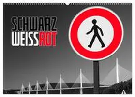 Ratzer / CALVENDO |  Schwarz - Weiß - Rot (Wandkalender 2026 DIN A2 quer), CALVENDO Monatskalender | Sonstiges |  Sack Fachmedien