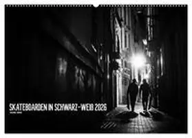 Wagner / CALVENDO |  Skateboarden in Schwarz-Weiß (Wandkalender 2026 DIN A2 quer), CALVENDO Monatskalender | Sonstiges |  Sack Fachmedien