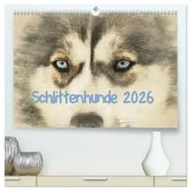 CALVENDO / Redecker |  Schlittenhunde 2026 (hochwertiger Premium Wandkalender 2026 DIN A2 quer), Kunstdruck in Hochglanz | Sonstiges |  Sack Fachmedien
