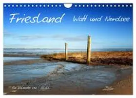 Roder / CALVENDO |  Friesland - Watt und Nordsee / CH-Version (Wandkalender 2026 DIN A4 quer), CALVENDO Monatskalender | Sonstiges |  Sack Fachmedien