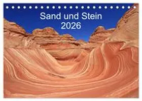 CALVENDO / Lupo |  Sand und Stein 2026 (Tischkalender 2026 DIN A5 quer), CALVENDO Monatskalender | Sonstiges |  Sack Fachmedien