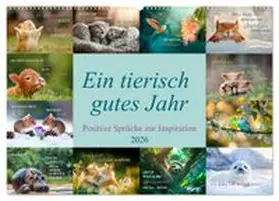 CALVENDO / Viola |  Ein tierisch gutes Jahr (Wandkalender 2026 DIN A2 quer), CALVENDO Monatskalender | Sonstiges |  Sack Fachmedien