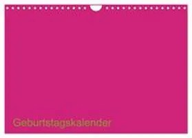 CALVENDO / ist gut |  Bastel-Geburtstagskalender pink / Geburtstagskalender (Wandkalender 2026 DIN A4 quer), CALVENDO Monatskalender | Sonstiges |  Sack Fachmedien