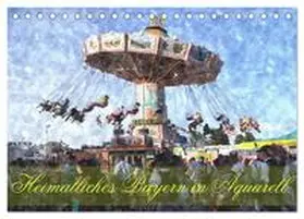 Schneller / CALVENDO |  Heimatliches Bayern in Aquarell (Tischkalender 2026 DIN A5 quer), CALVENDO Monatskalender | Sonstiges |  Sack Fachmedien