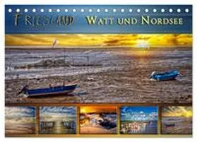 Roder / CALVENDO |  Friesland - Watt und Nordsee (Tischkalender 2026 DIN A5 quer), CALVENDO Monatskalender | Sonstiges |  Sack Fachmedien