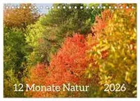 Schmidt / CALVENDO |  12 Monate Natur (Tischkalender 2026 DIN A5 quer), CALVENDO Monatskalender | Sonstiges |  Sack Fachmedien