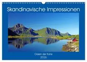 Pantke / CALVENDO |  Skandinavische Impressionen - Oasen der Ruhe (Wandkalender 2026 DIN A3 quer), CALVENDO Monatskalender | Sonstiges |  Sack Fachmedien