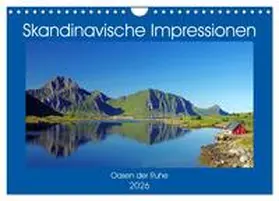 Pantke / CALVENDO |  Skandinavische Impressionen - Oasen der Ruhe (Wandkalender 2026 DIN A4 quer), CALVENDO Monatskalender | Sonstiges |  Sack Fachmedien