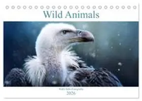 CALVENDO / Bürger |  Wild Animals - Wilde Tiere (Tischkalender 2026 DIN A5 quer), CALVENDO Monatskalender | Sonstiges |  Sack Fachmedien