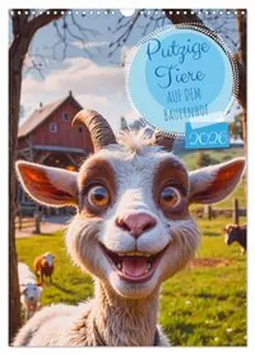 CALVENDO / pixs:sell |  Putzige Tiere - Auf dem Bauernhof (Wandkalender 2026 DIN A3 hoch), CALVENDO Monatskalender | Sonstiges |  Sack Fachmedien