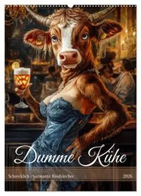 CALVENDO / Dittmann |  Dumme Kühe - Schrecklich charmante Rindviecher (Wandkalender 2026 DIN A2 hoch), CALVENDO Monatskalender | Sonstiges |  Sack Fachmedien