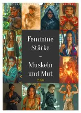 CALVENDO / Kowalski |  Feminine Stärke - Muskeln und Mut (Wandkalender 2026 DIN A3 hoch), CALVENDO Monatskalender | Sonstiges |  Sack Fachmedien