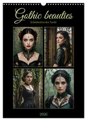 CALVENDO / Schimak |  Gothic beauties - Schönheiten der Nacht (Wandkalender 2026 DIN A3 hoch), CALVENDO Monatskalender | Sonstiges |  Sack Fachmedien