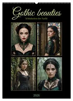CALVENDO / Schimak |  Gothic beauties - Schönheiten der Nacht (Wandkalender 2026 DIN A2 hoch), CALVENDO Monatskalender | Sonstiges |  Sack Fachmedien