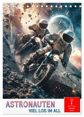 CALVENDO / Roder |  Astronauten - viel los im All (Tischkalender 2026 DIN A5 hoch), CALVENDO Monatskalender | Sonstiges |  Sack Fachmedien