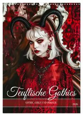 CALVENDO / Frost |  Teuflische Gothics - Gothic, Girls und Hörner (Wandkalender 2026 DIN A3 hoch), CALVENDO Monatskalender | Sonstiges |  Sack Fachmedien